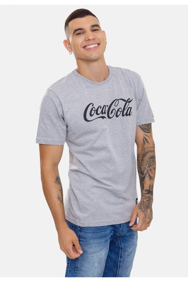 Camiseta-Starter-Collab-Coca-Cola-Big-Logo-Front-Back-Cinza-Mescla