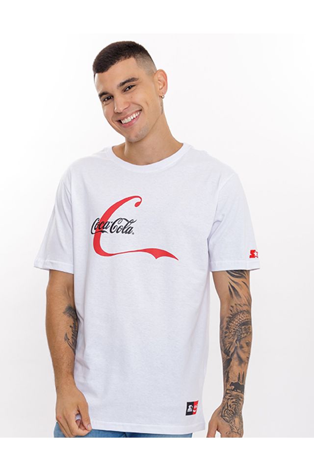 Camiseta-Starter-Collab-Coca-Cola-Moment-Branca