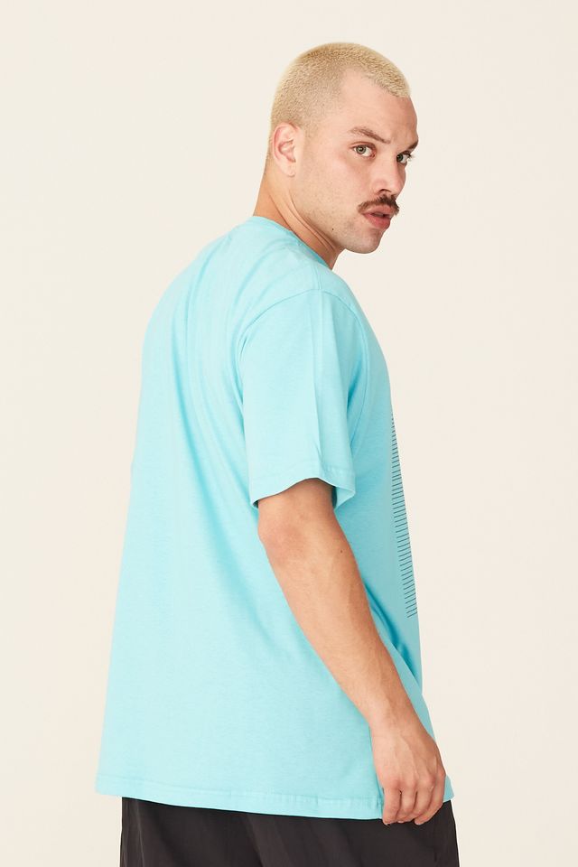Camiseta-Oneill-Estampada-Azul-Claro