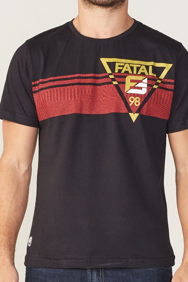 Camiseta-Fatal-Estampada-Preta