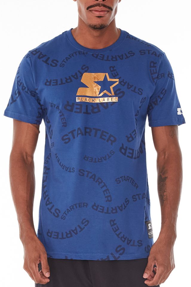 Camiseta-Starter-Golden-Label-Azul