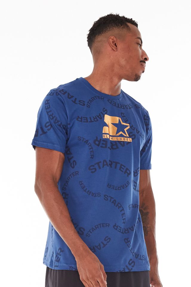 Camiseta-Starter-Golden-Label-Azul