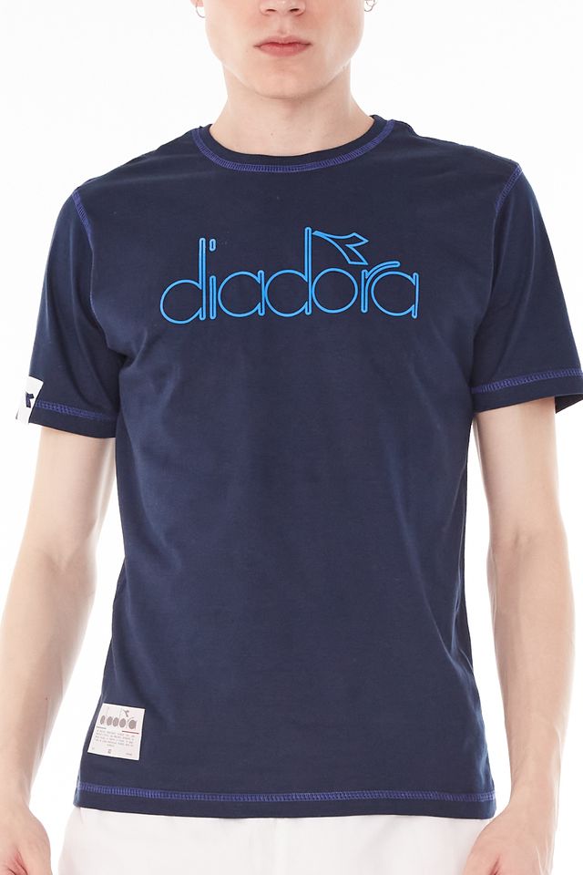 Camiseta-Diadora-Braide-Logo-Azul-Marinho
