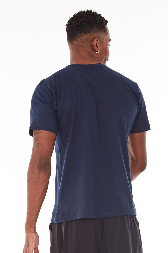 Camiseta-Diadora-Ricamo-Azul-Marinho