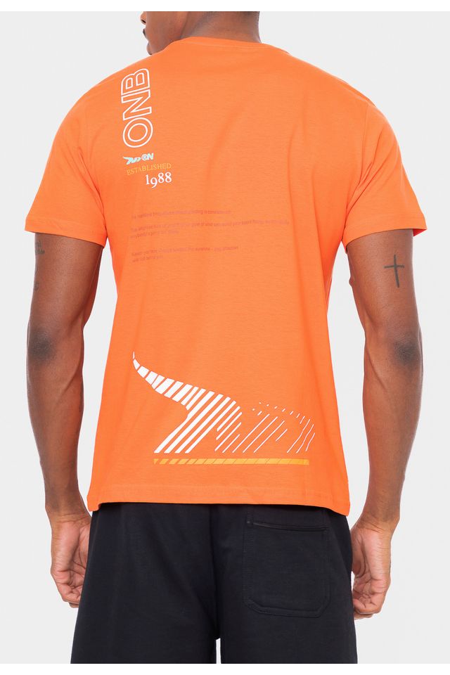 Camiseta-Onbongo-Silver-Laranja