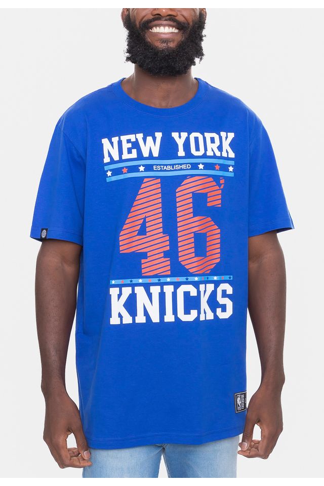 Camiseta NBA Landscape City New York Knicks Off White - Compre Agora