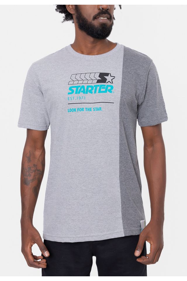 Camiseta-Starter-Rec-Snip-Cinza-Mescla