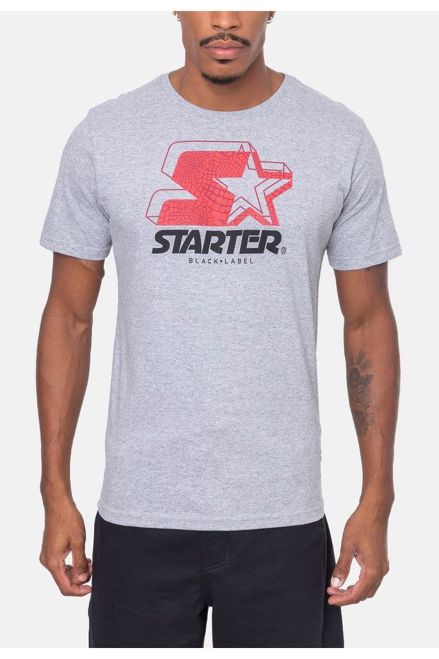 Camiseta-Starter-Cobra-Cinza-Mescla