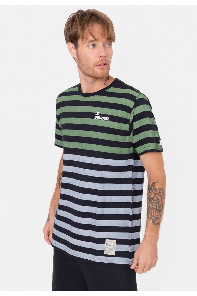 Camiseta-Starter-Stripe-Preta