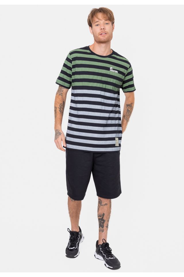 Camiseta-Starter-Stripe-Preta