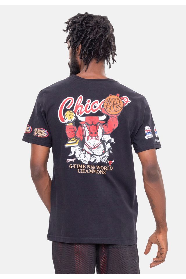 Camiseta-Mitchell---Ness-NBA-Champions-Chicago-Bulls-Preta