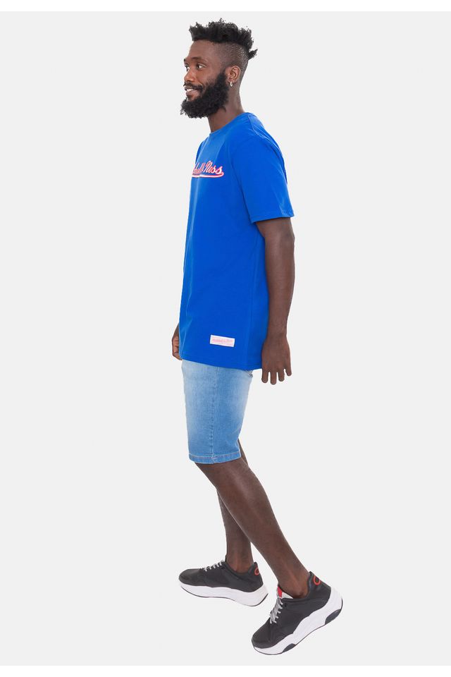 Camiseta-Mitchell---Ness-Branded-Script-Azul