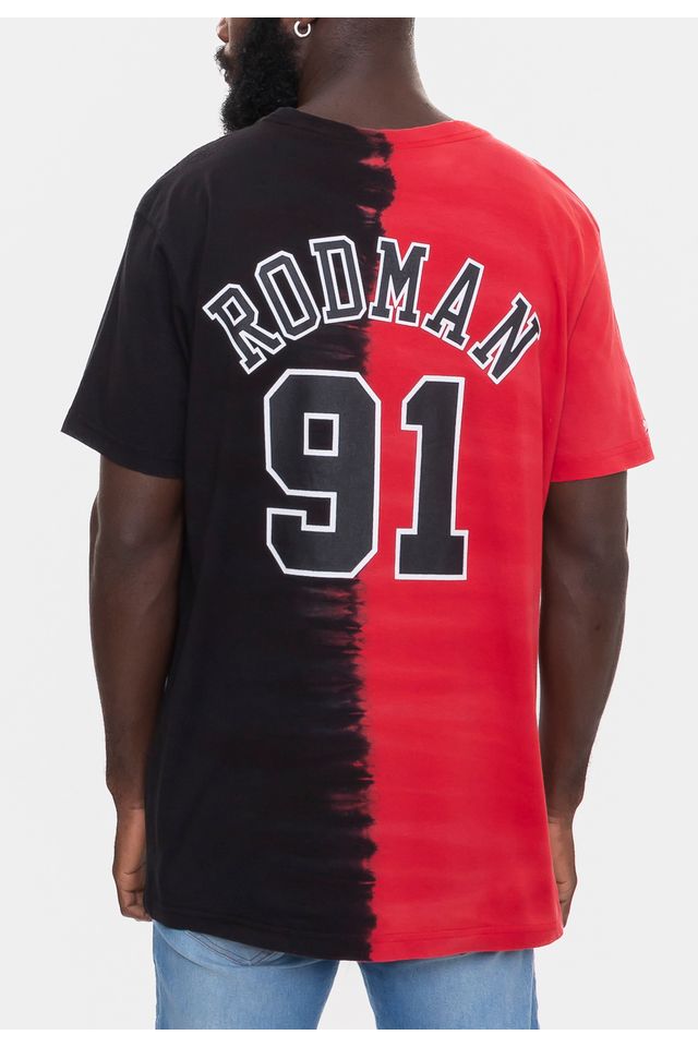 Mitchell & Ness Bulls Dennis Rodman camiseta negra