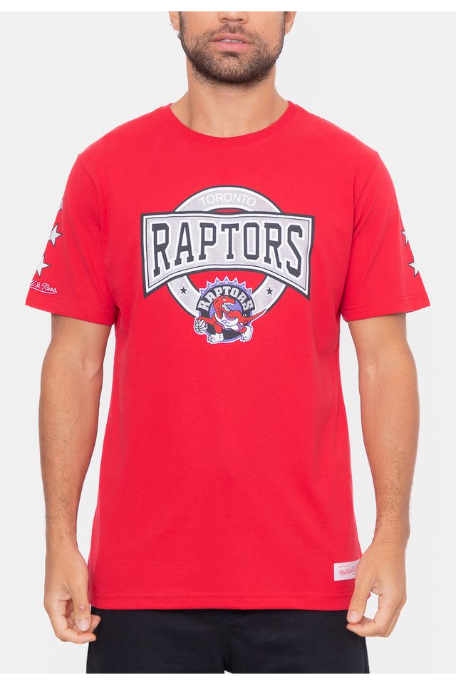 Camiseta-Mitchell---Ness-Team-Star-Toronto-Raptors-Vermelha