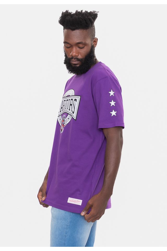 Camiseta-Mitchell---Ness-Team-Star-Toronto-Raptors-Roxa