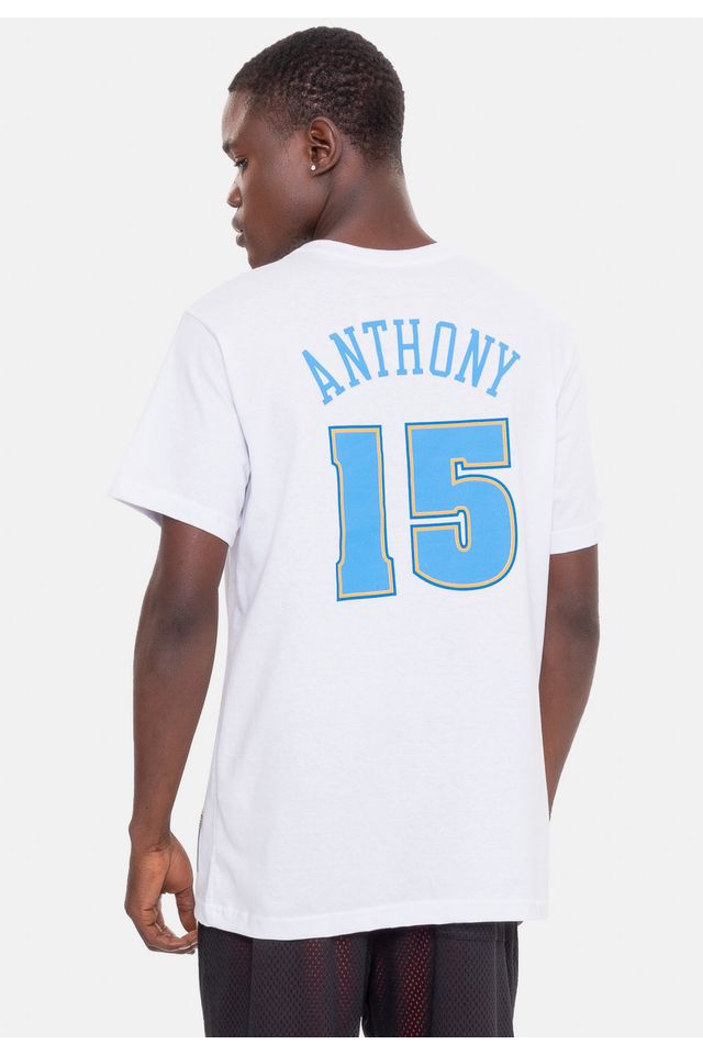 Camiseta-Mitchell---Ness-Name-And-Number-Carmelo-Anthony-Denver-Nuggets-Branca