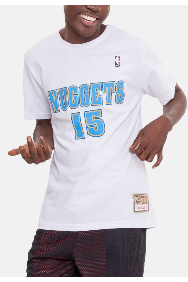 Camiseta-Mitchell---Ness-Name-And-Number-Carmelo-Anthony-Denver-Nuggets-Branca