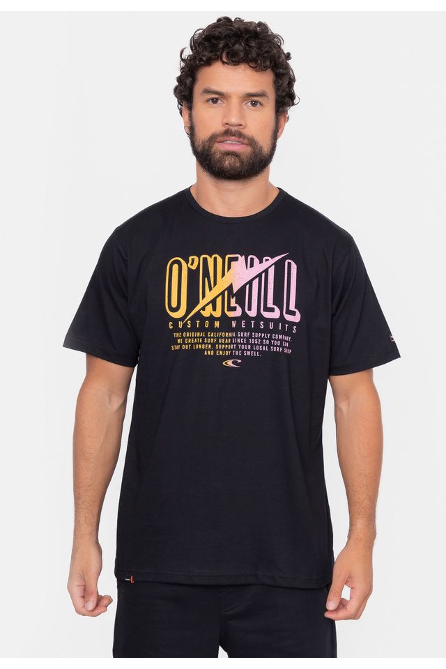 Camiseta-Oneill-Gravity-Crew-Preta