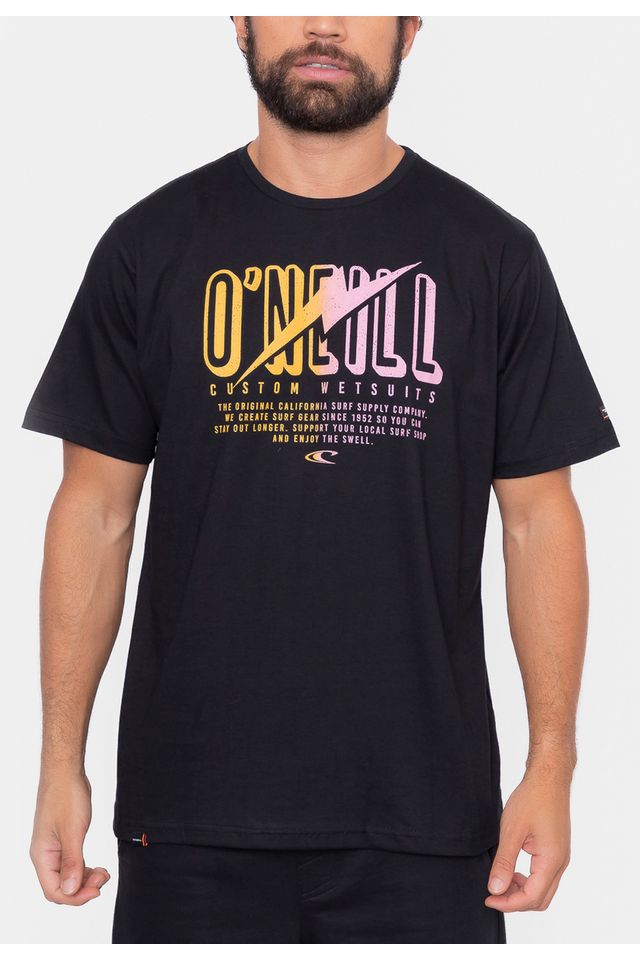 Camiseta-Oneill-Gravity-Crew-Preta