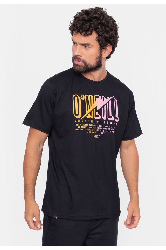 Camiseta-Oneill-Gravity-Crew-Preta