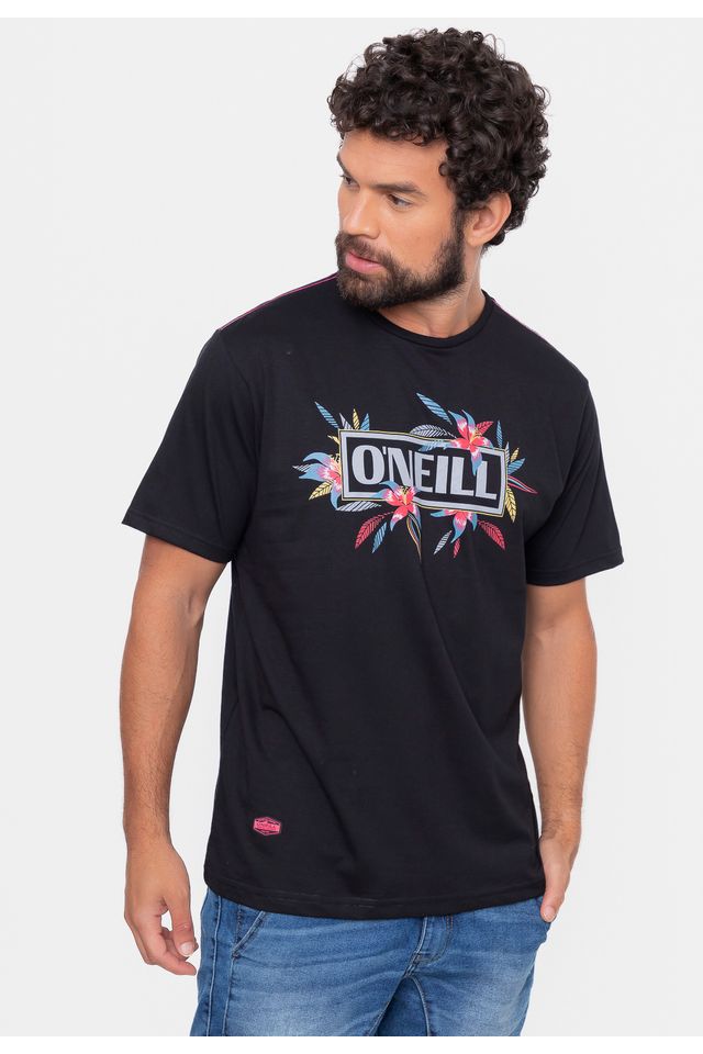Camiseta-Oneill-Yabro-Preta