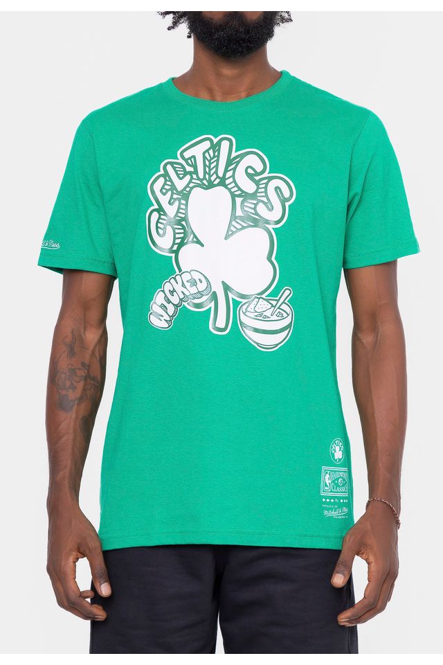 Camiseta-Mitchell---Ness-NBA-Food-Boston-Celtics-Verde