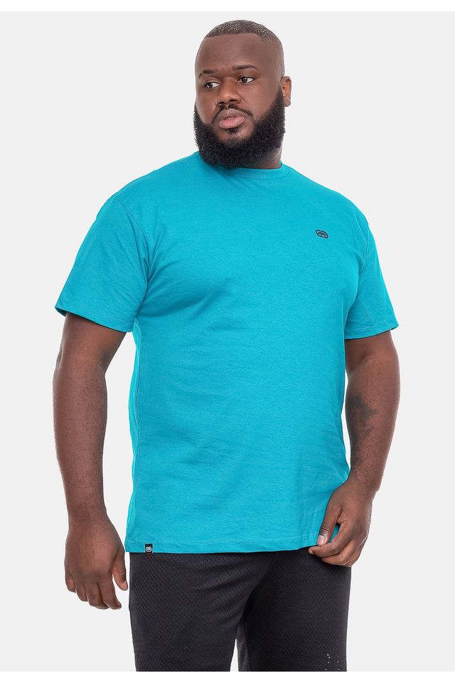 Camiseta-Ecko-Plus-Size-Estampada-Clac-Verde-Agua
