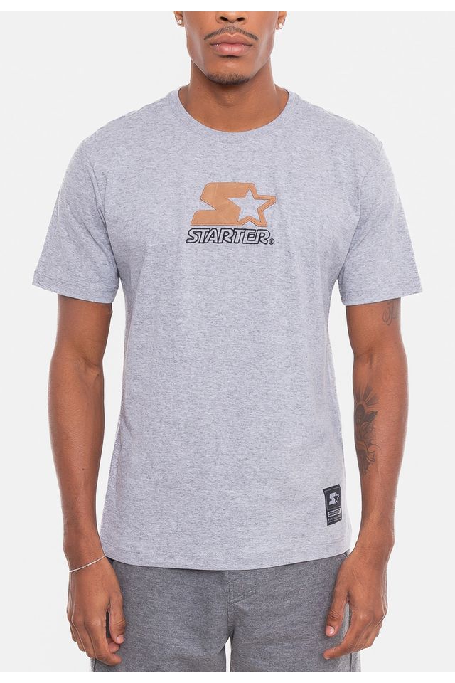 Camiseta-Starter-Estampada-Logo-Cinza-Mescla