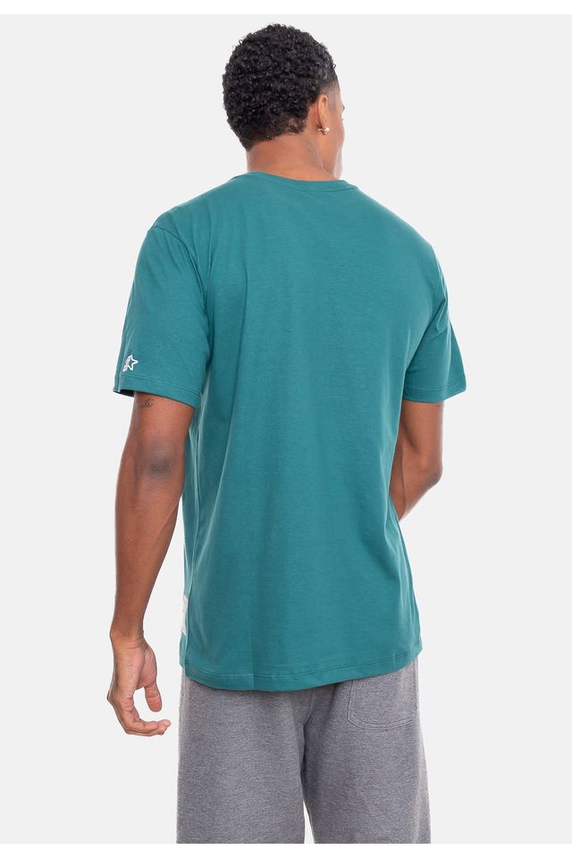 Camiseta-Starter-Estampada-Folhagem-Verde