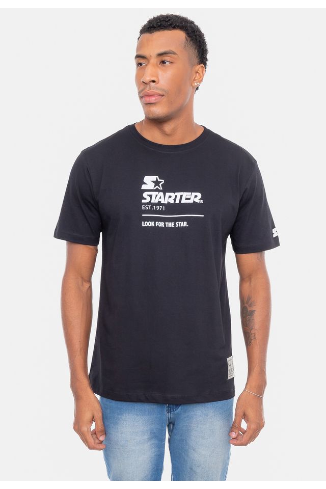 Camiseta-Starter-Estampada-LFTS-Preta
