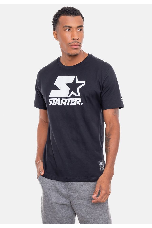Camiseta-Starter-Estampada-Big-Logo-Preta