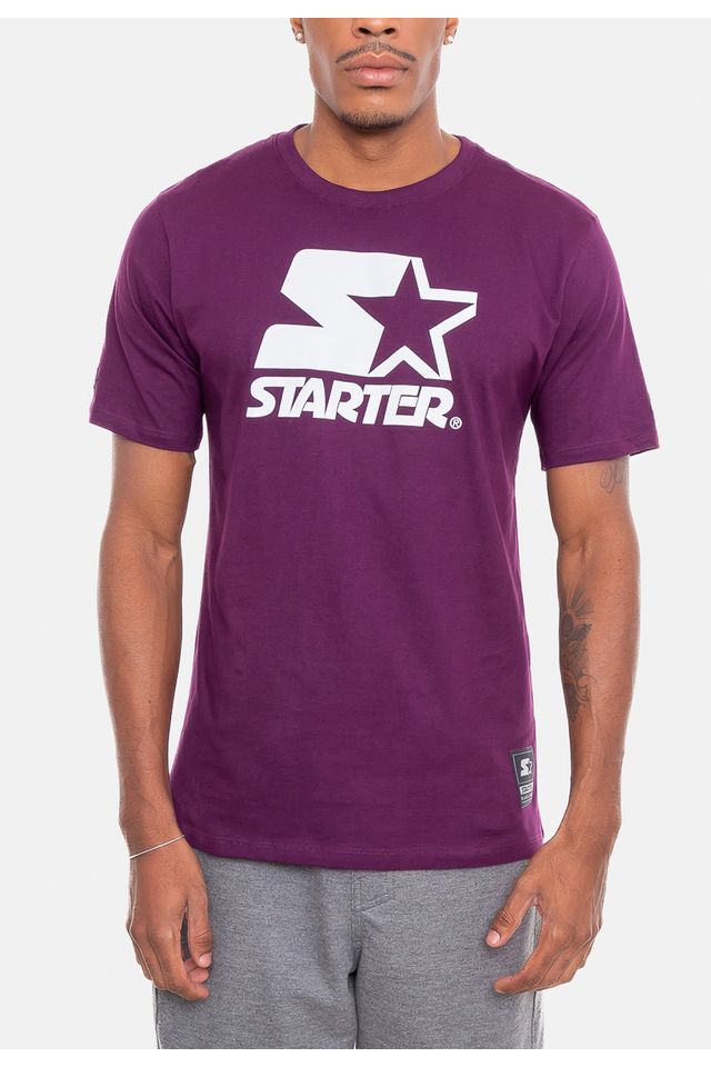 Camiseta-Starter-Estampada-Big-Logo-Vinho