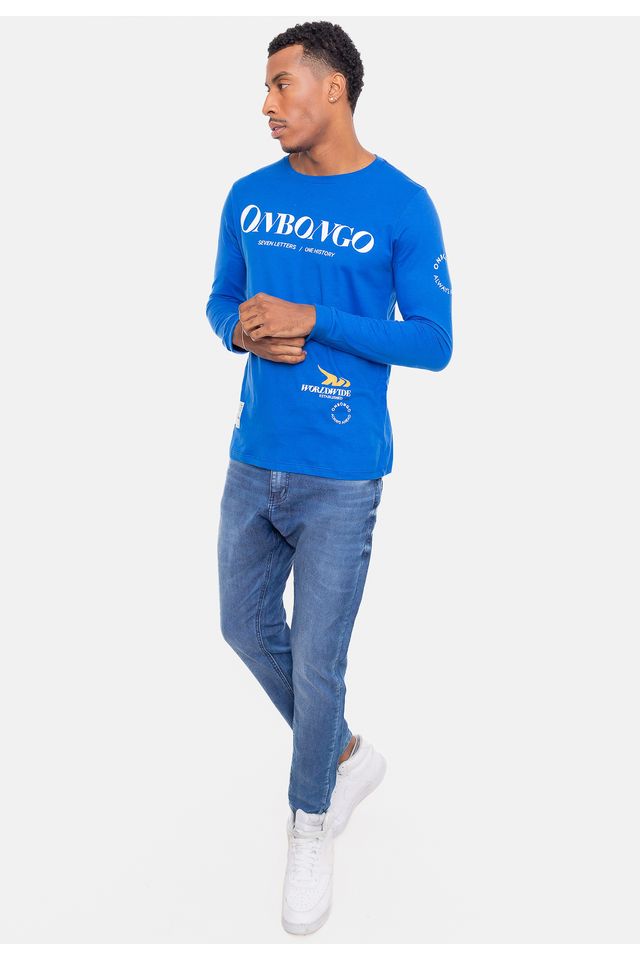 Camiseta-Onbongo-Manga-Longa-Azul