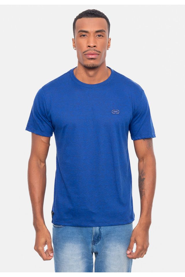 Camiseta-Ecko-Mini-Logo-Azul-Royal