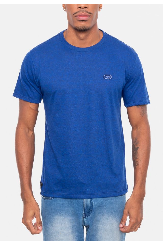 Camiseta-Ecko-Mini-Logo-Azul-Royal