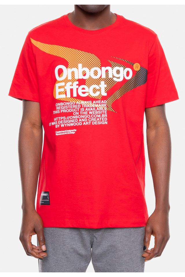 Camiseta-Onbongo-Estampada-Vermelha-Dalila