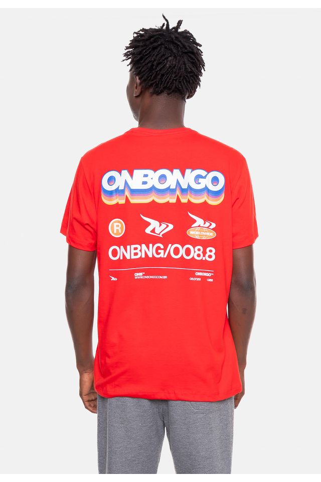 Camiseta-Onbongo-Estampada-Vermelha-Red