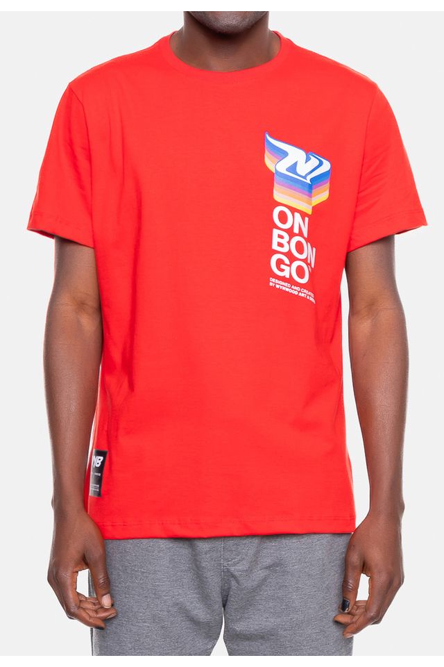 Camiseta-Onbongo-Estampada-Vermelha-Red