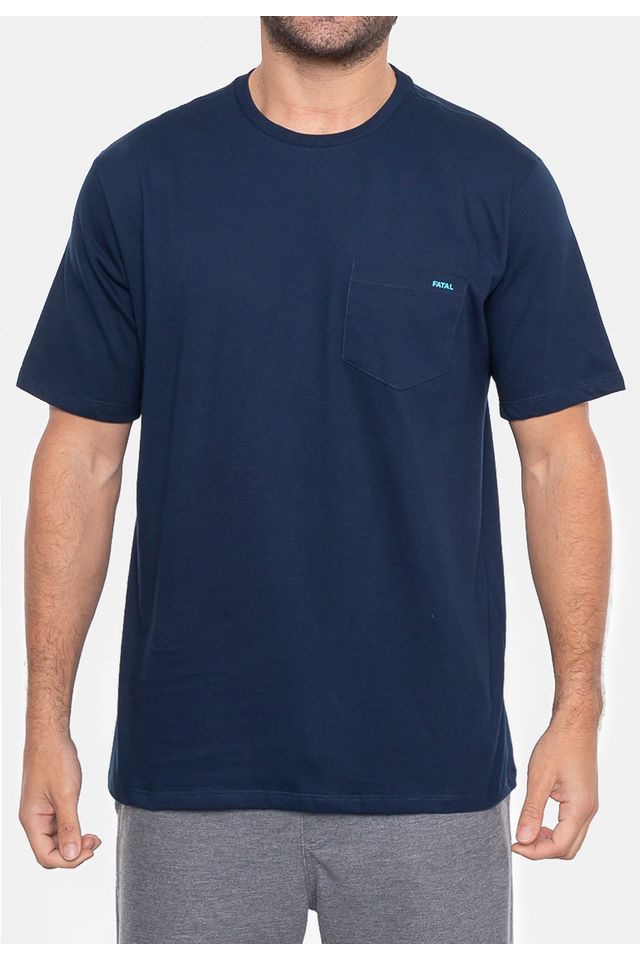 Camiseta-Fatal-Masculina-com-Bolso-Marinho-Navy-Hipnose