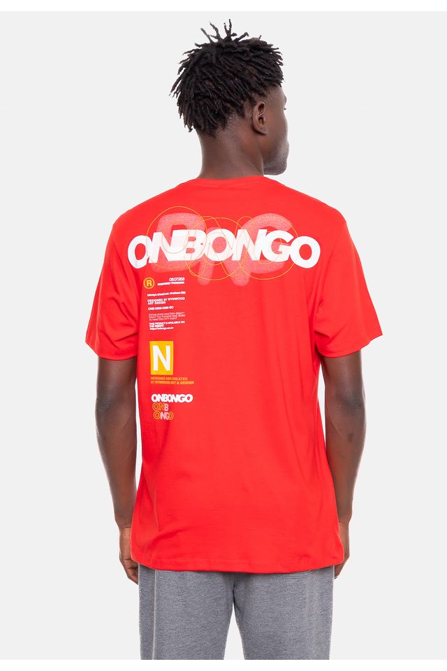 Camiseta-Onbongo-Estampada-Vermelha-Red