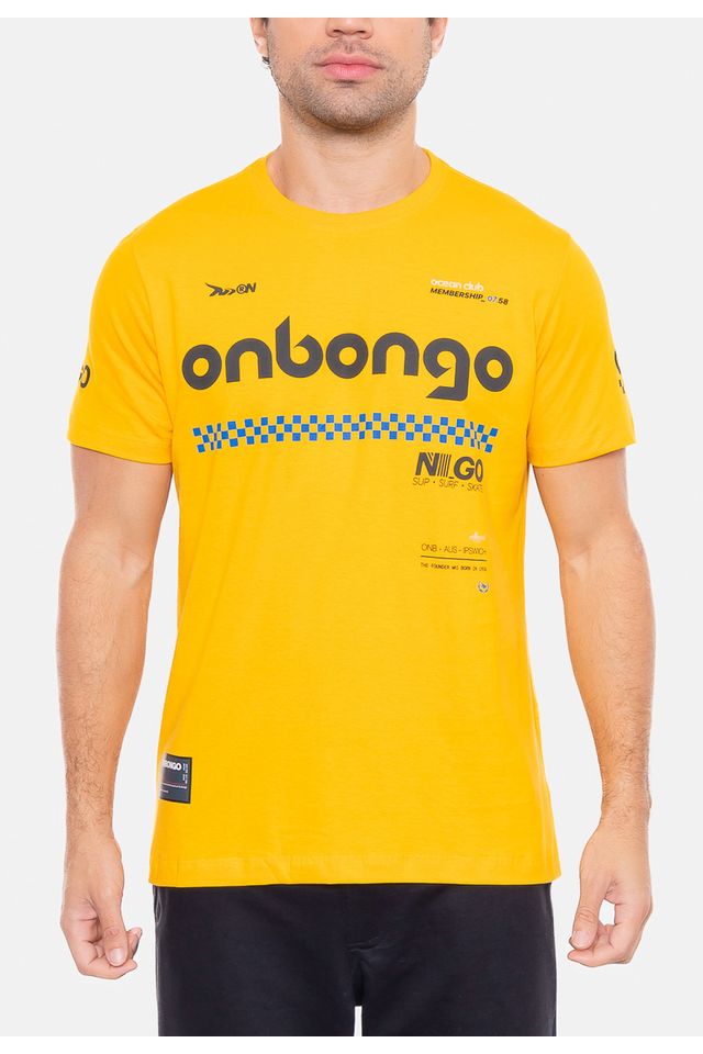 Camiseta-Onbongo-Estampada-Amarela-Mostarda