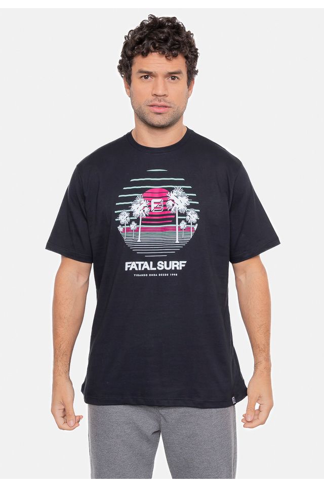 Camiseta-Fatal-Estampada-Preta