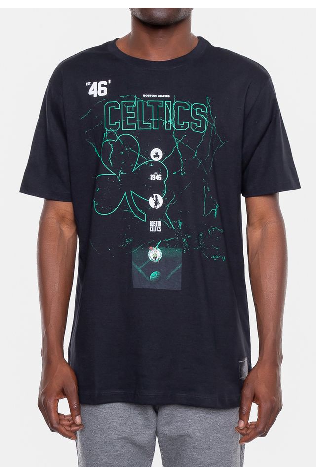 Camiseta-NBA-Thunder-Boston-Celtics-Preta