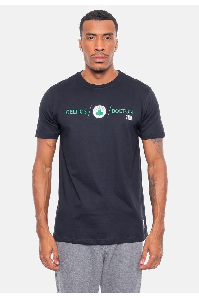 Camiseta-NBA-Basic-Logo-Boston-Celtics-Preta