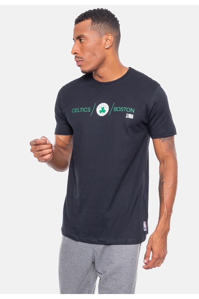 Camiseta-NBA-Basic-Logo-Boston-Celtics-Preta