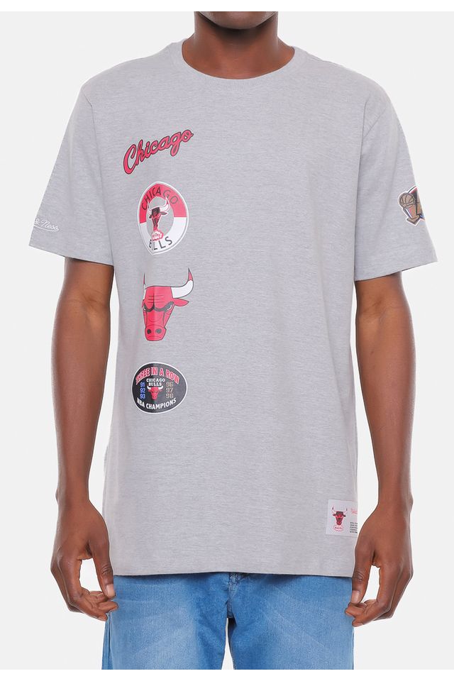 Camiseta-Mitchell---Ness-Chicago-Bulls-City-Cinza-Mescla
