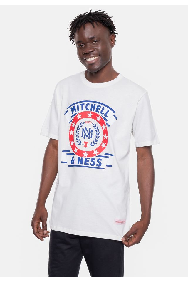 Camiseta-Mitchell---Ness-Estampada-Natural-Off-White