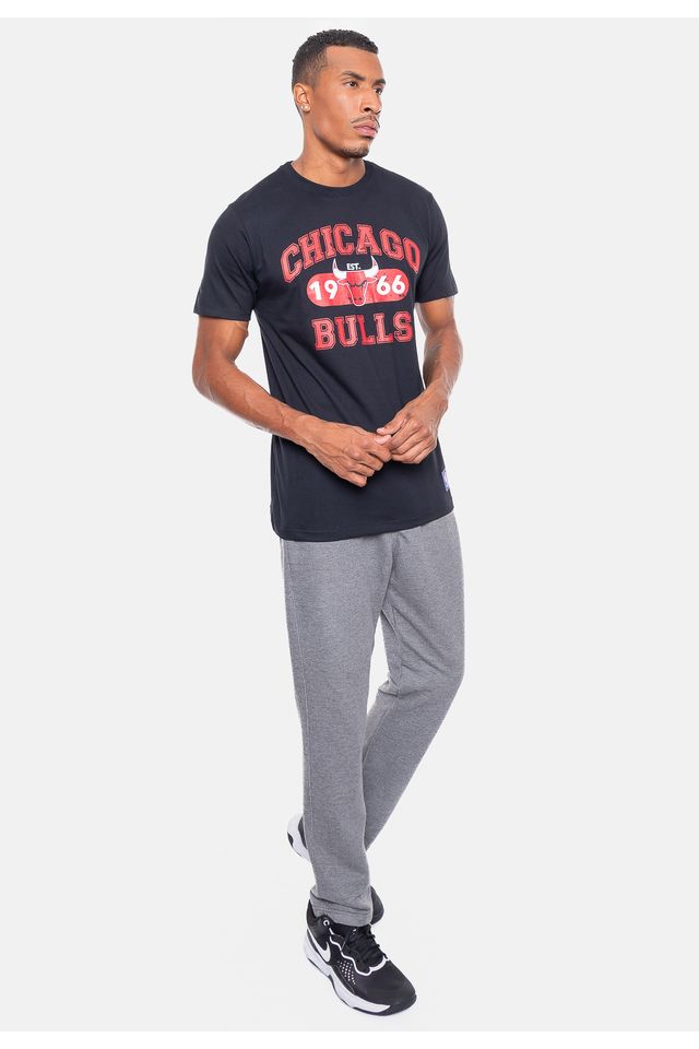 Camiseta-NBA-Club-Chicago-Bulls-Preta