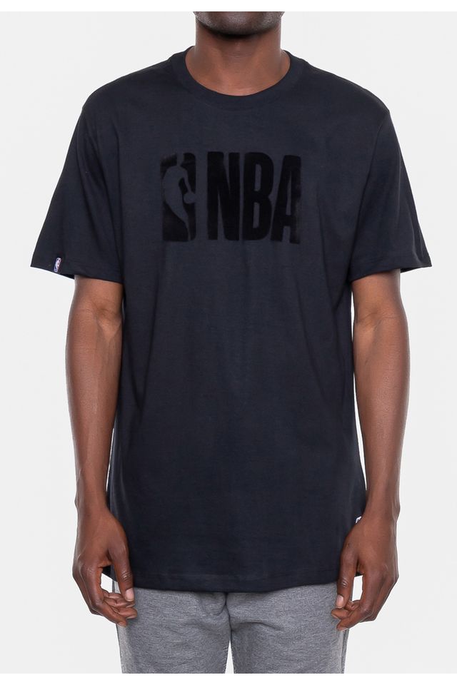 Camiseta-NBA-Velvet-Logo-Preta