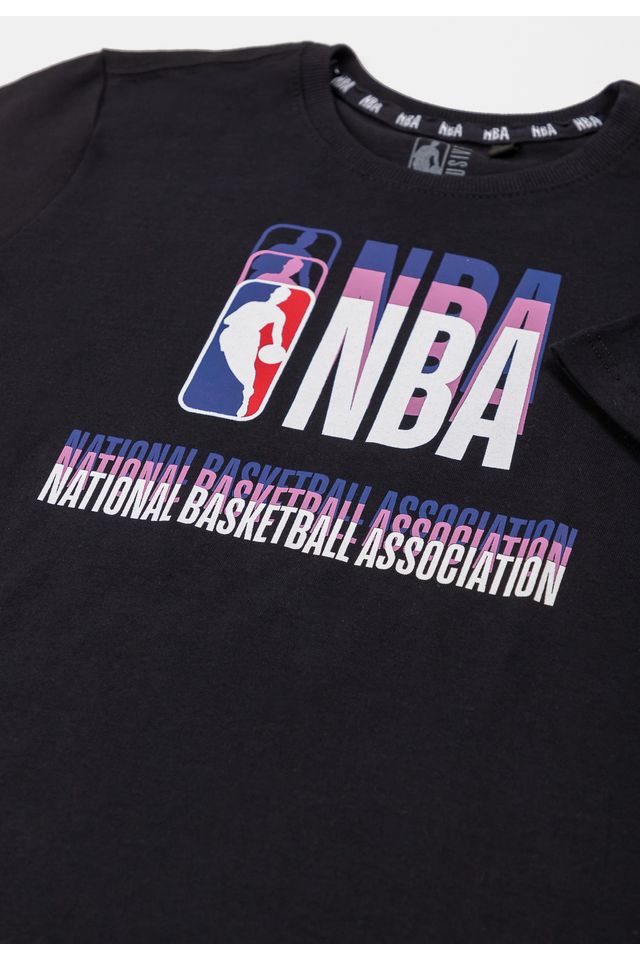 Camiseta-NBA-Juvenil-Outverse-Preta
